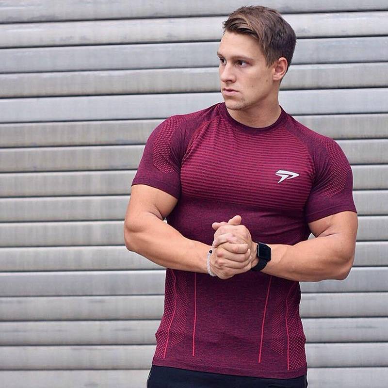 Tight compression t-shirt for men mens clothing tops & t-shirts