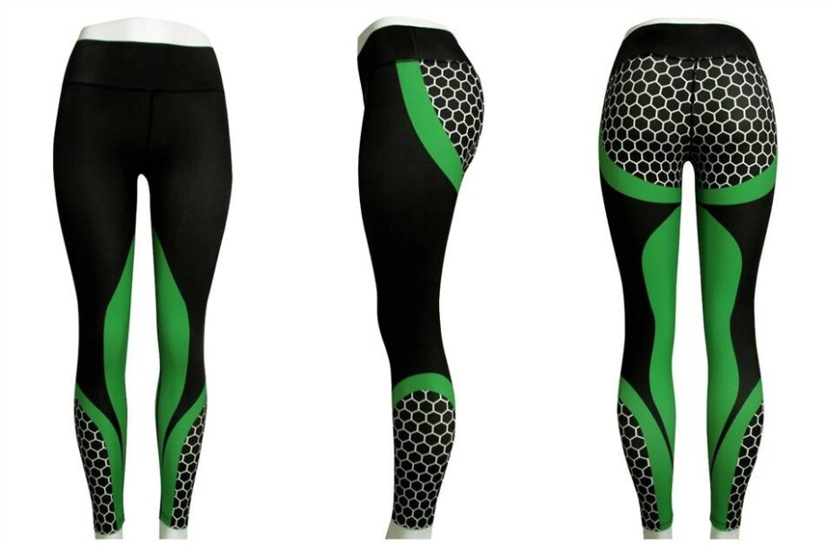 Honeycomb carbon fitness leggings for women womens clothing leggings