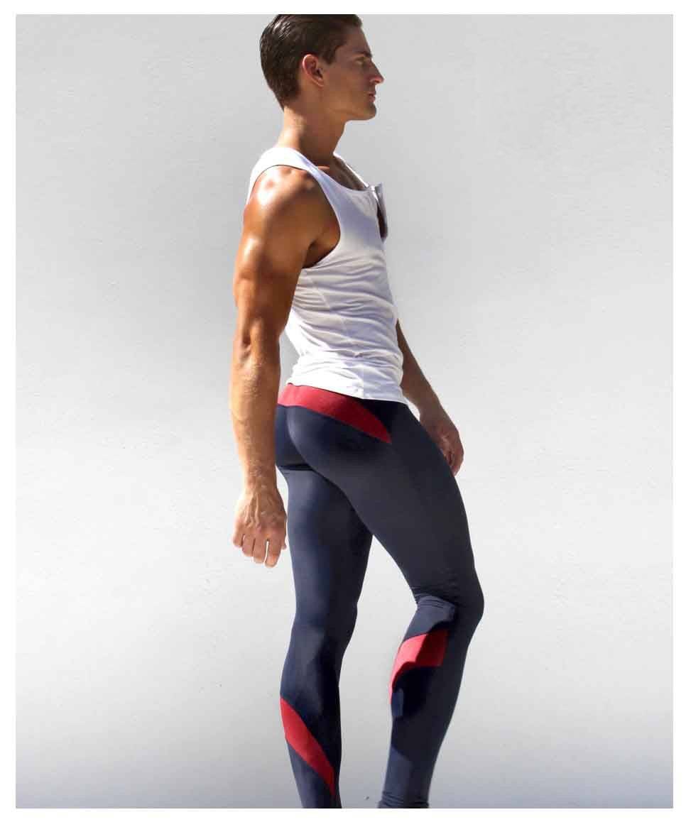 Skinny Sports Gym Leggings for Men | Clothing