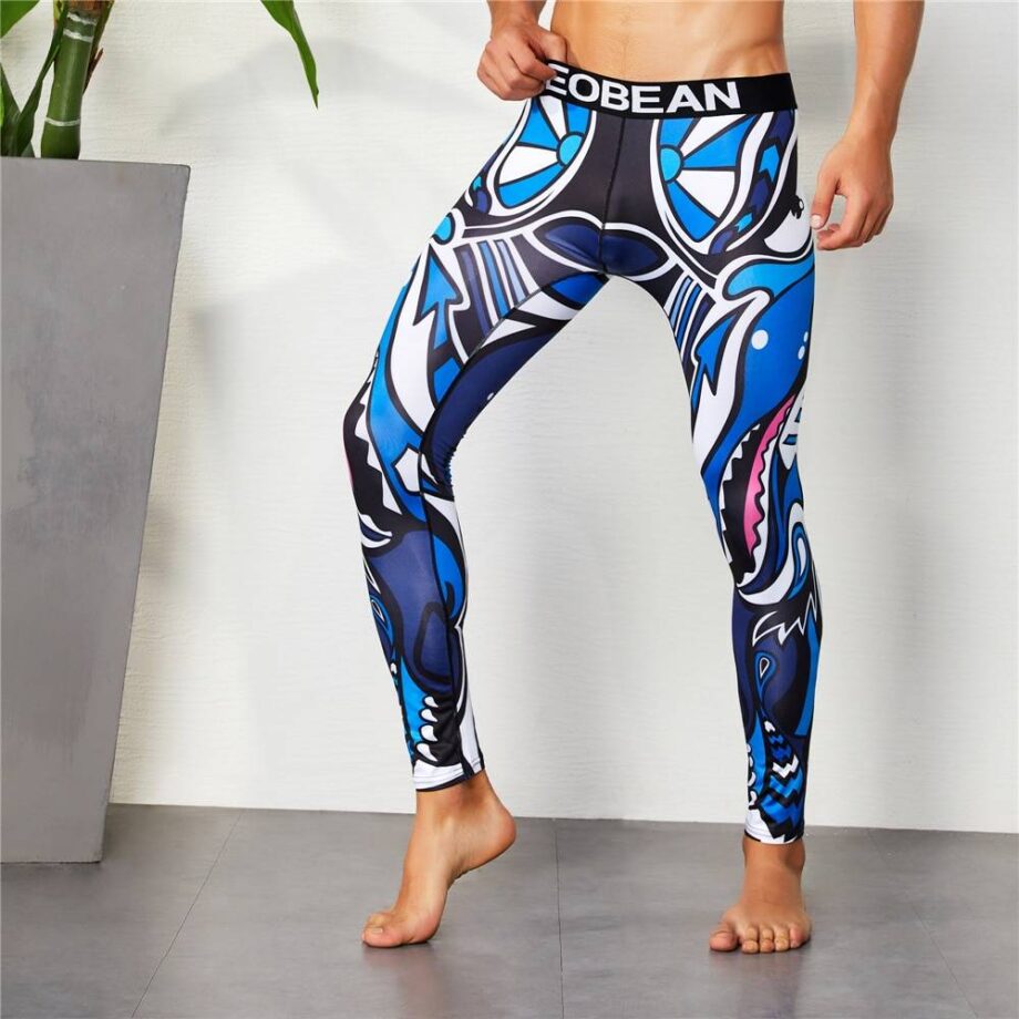 Colorful Running Compression Tights for Men Mens Clothing Leggings | The Athleisure
