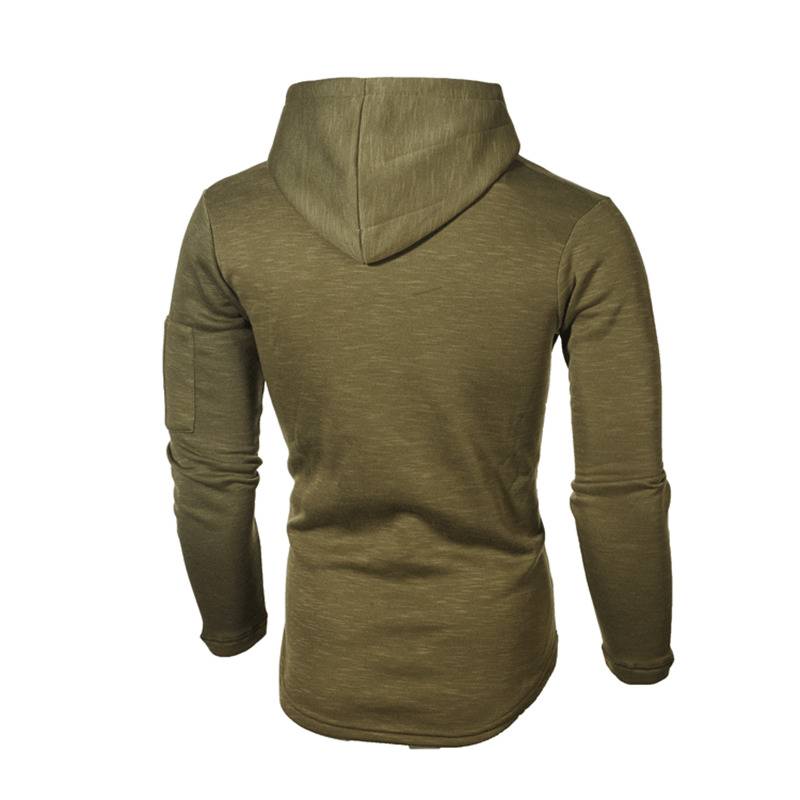 Fitness Hooded Tight Sweatshirt for Men Mens Clothing Jackets & Hoodies