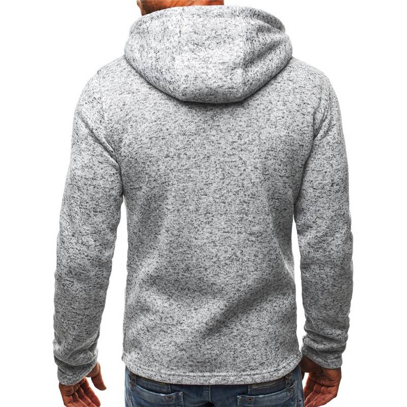 Solid sports hoodie for men mens clothing jackets & hoodies