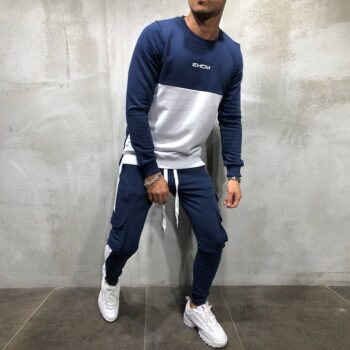 Casual Tracksuit for Men Mens Clothing Suits