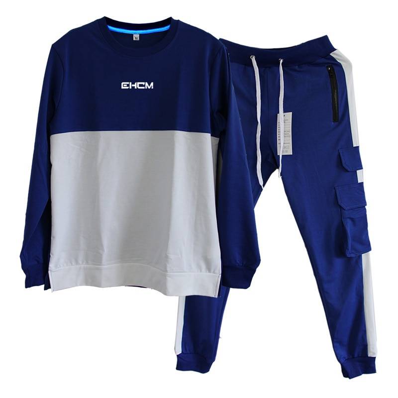 Casual tracksuit for men mens clothing suits