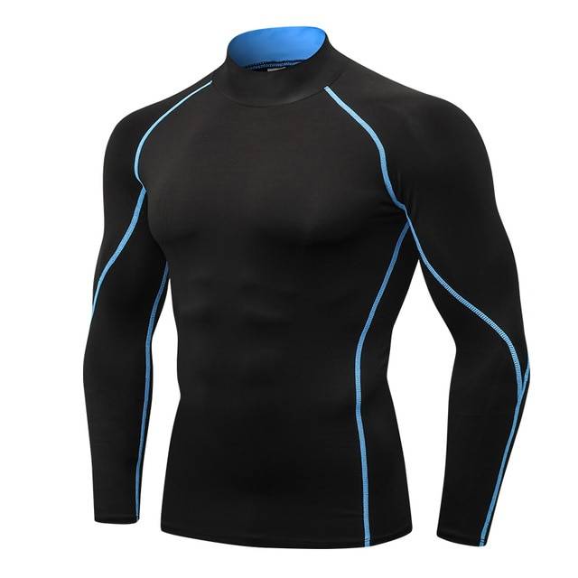 Compression sport shirt for men mens clothing tops & t-shirts