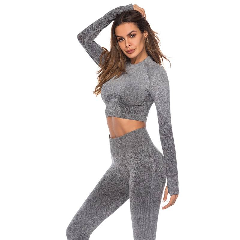 Fitness Tracksuit (Top and Leggings) for Women Womens Clothing Suits