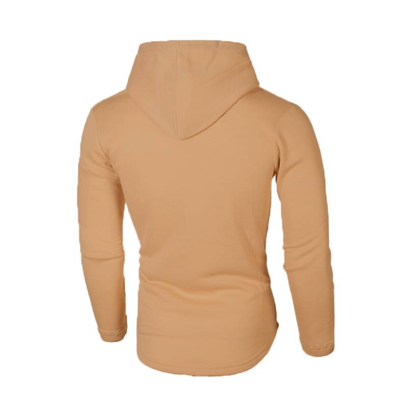 Fitness hooded tight sweatshirt for men mens clothing jackets & hoodies