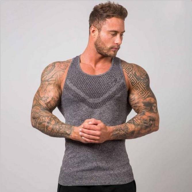 Stylish bodybuilding tank top for men mens clothing tops & t-shirts