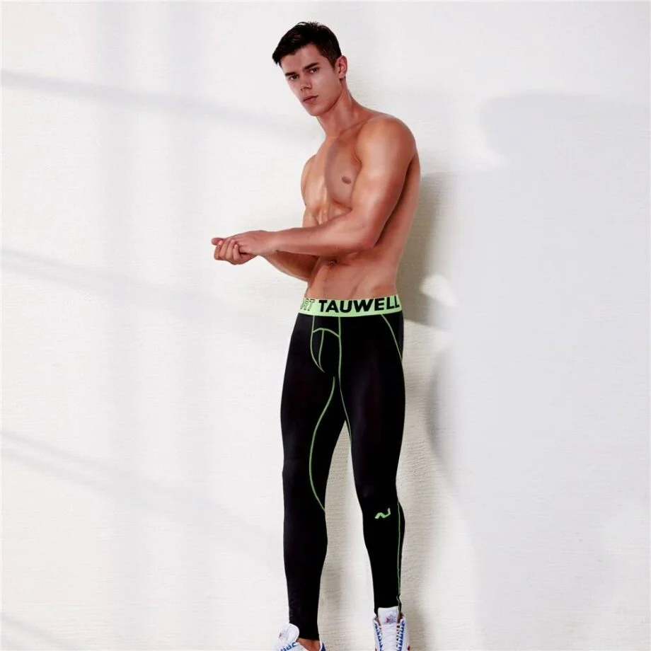 Compression Fitness Pants for Men Mens Clothing Leggings