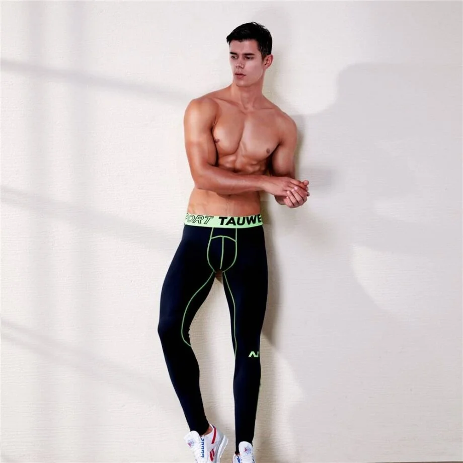 Compression Fitness Pants for Men Mens Clothing Leggings