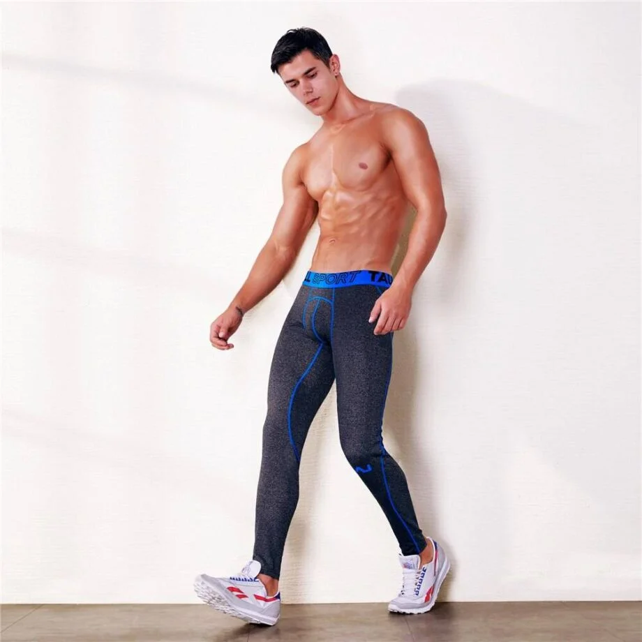 Compression Fitness Pants for Men Mens Clothing Leggings
