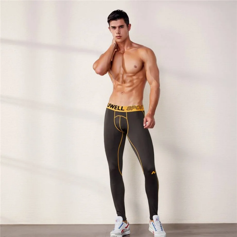 Compression Fitness Pants for Men Mens Clothing Leggings