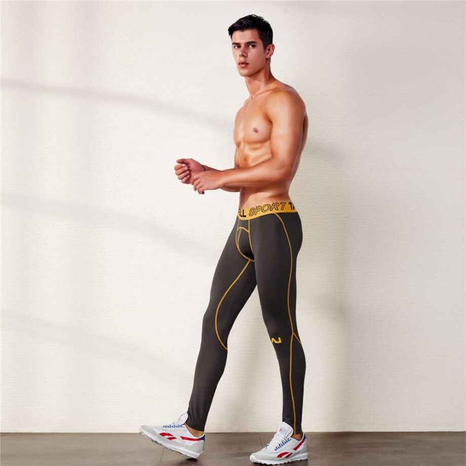 Compression fitness pants for men mens clothing leggings