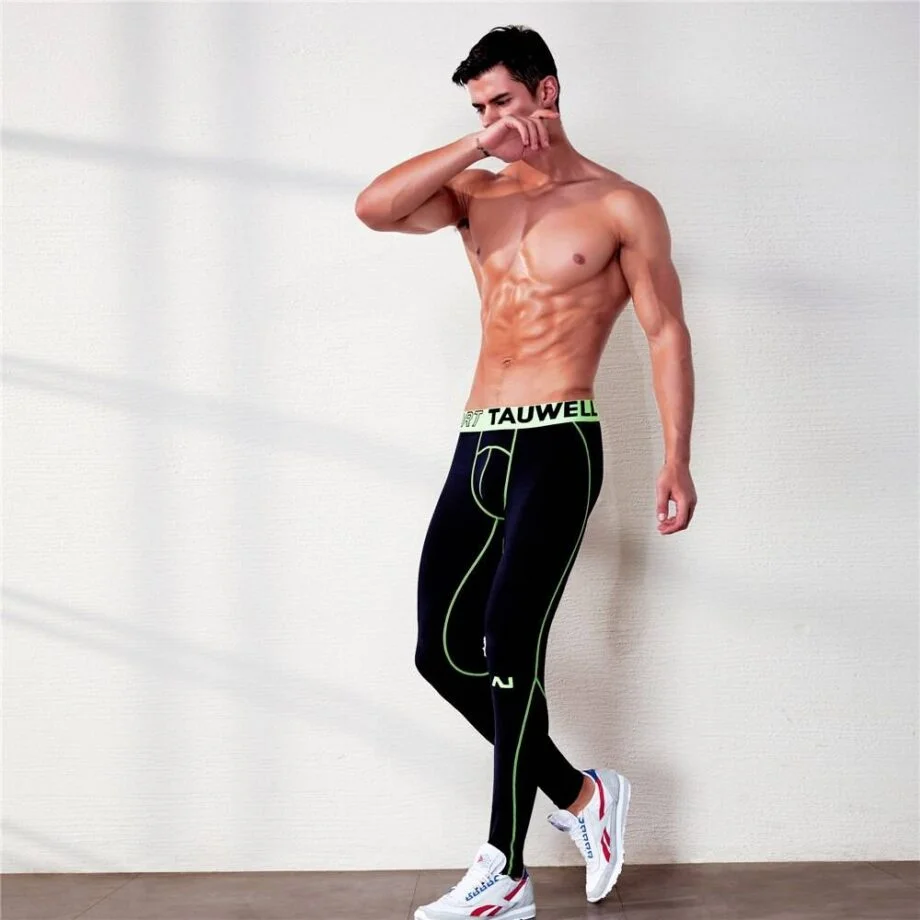 Compression Fitness Pants for Men Mens Clothing Leggings