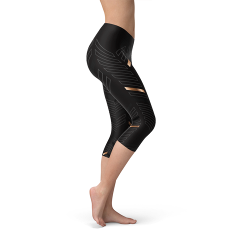 Black capri leggings for women 2 Black capri leggings for women