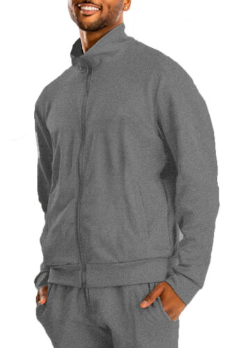 Plain Solid Track Jacket for Men