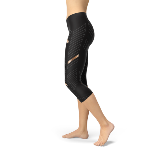 Black capri leggings for women 5 Black capri leggings for women