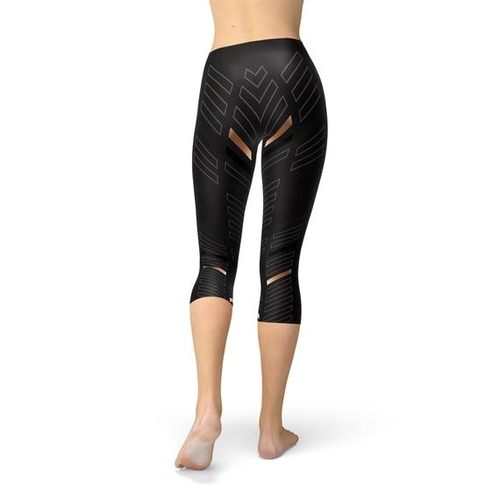 Black capri leggings for women 3 Black capri leggings for women