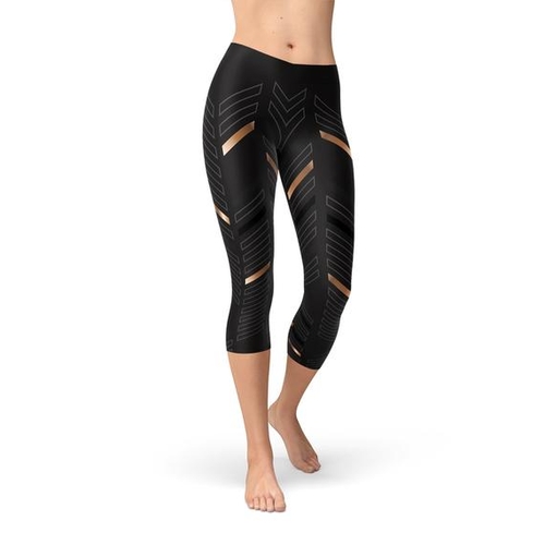 Black capri leggings for women 1 Black capri leggings for women
